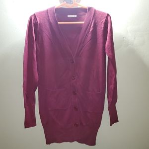 Debut Burgundy Cardigan (Medium)